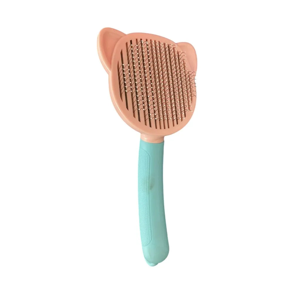 Escova Massageadora para Cães e Gatos | Removedora de Pelos e Limpeza Fácil