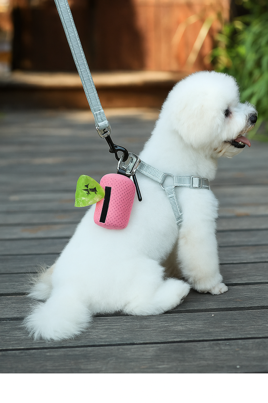 Chaveiro Porta Saquinhos Descartáveis para Cães com Dispensador Portátil e Seguro