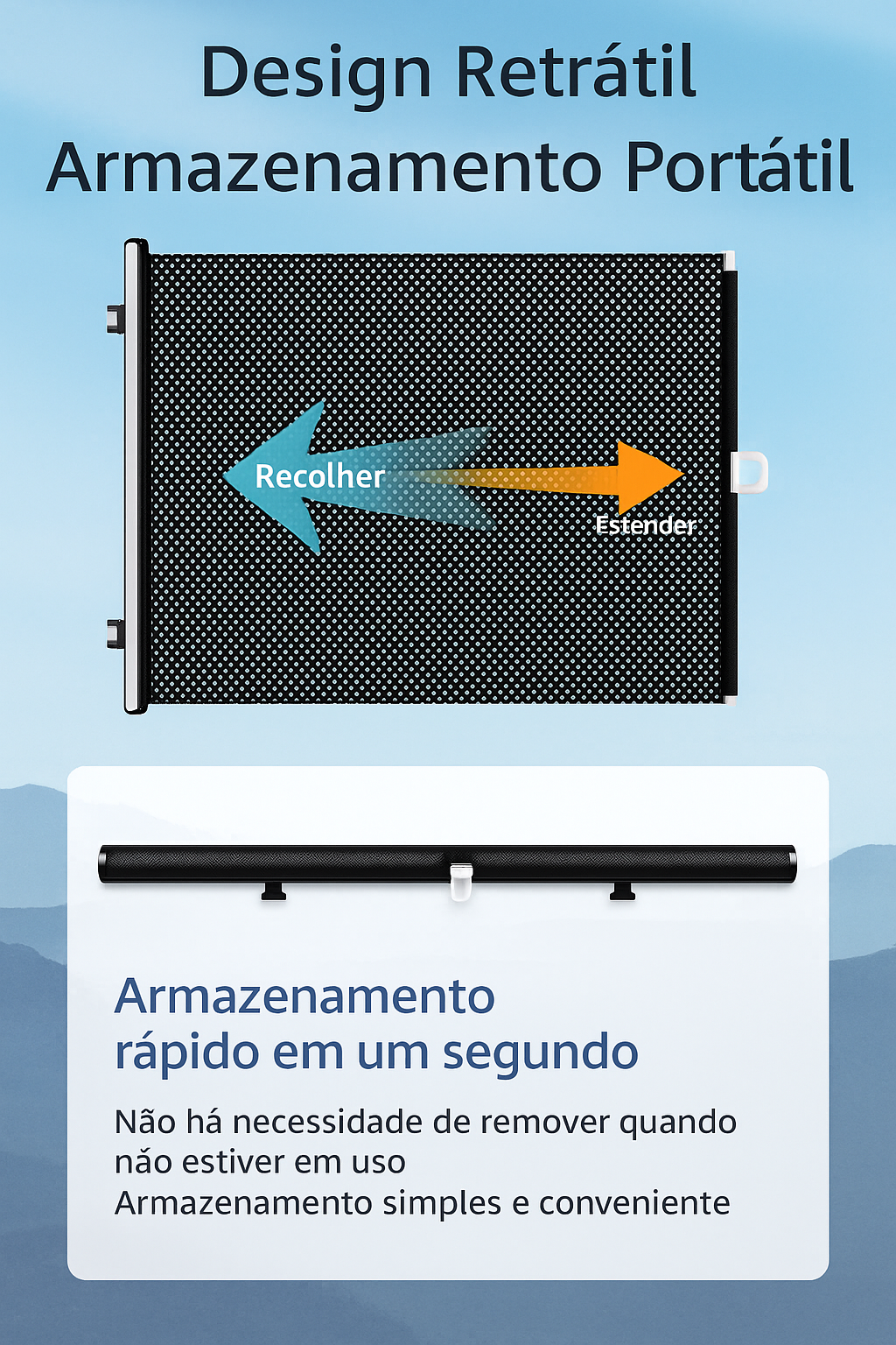 Cerca de Segurança Retrátil para Pets – Portas e Escadas