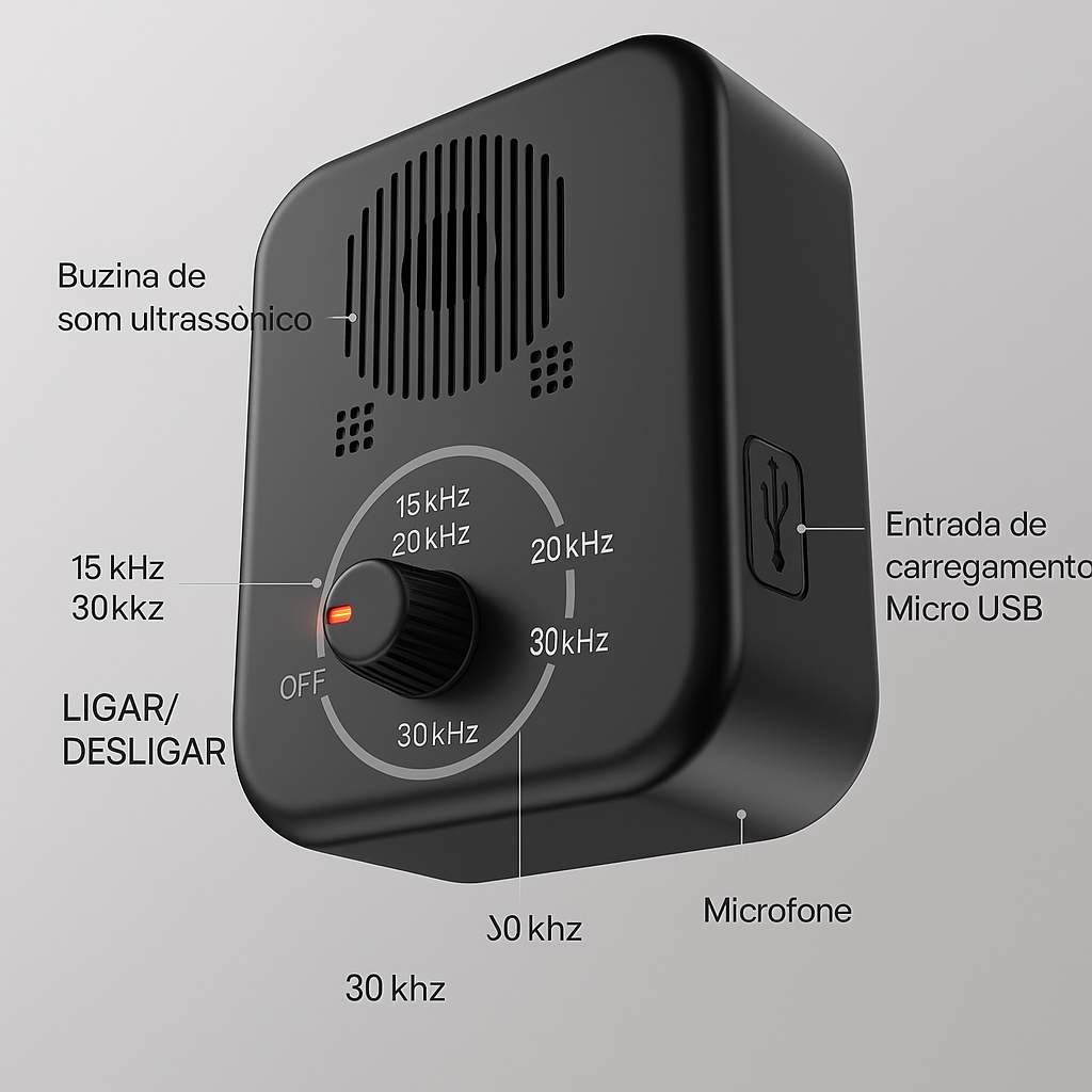 Dispositivo Ultrassônico Antilatido para Treinamento de Cães