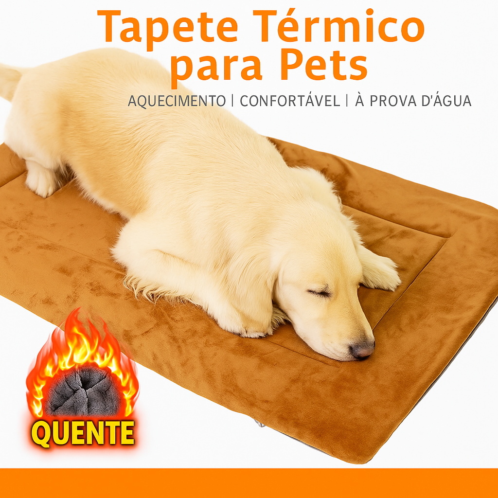 Esteira Térmica Antiderrapante para Cães e Gatos