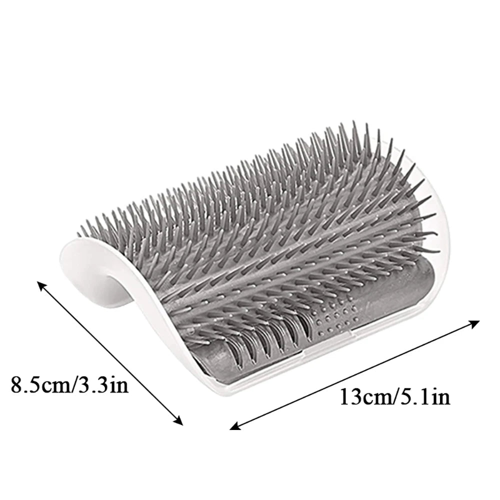Escova Massageadora Pet - Remove Pelos e Estimula Circulação