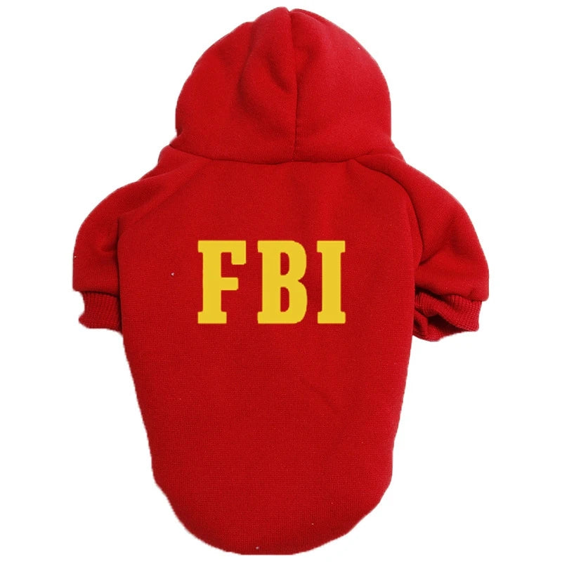 Casaco FBI Pet com Capuz | Quentinho e Estiloso