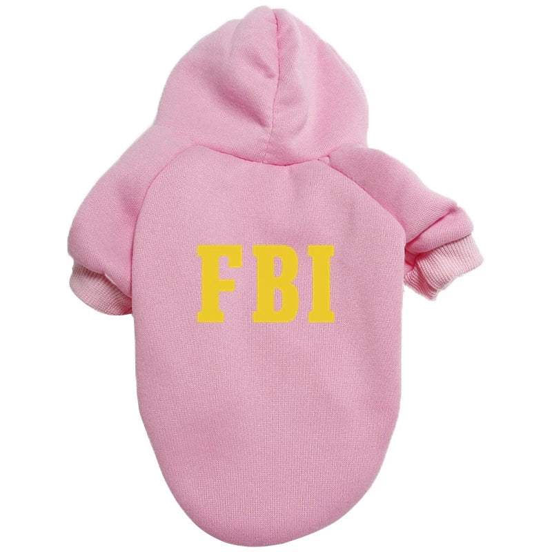 Casaco FBI Pet com Capuz | Quentinho e Estiloso