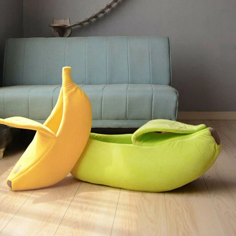 Cama Banana para Gatos e Cães | Divertida, Aconchegante