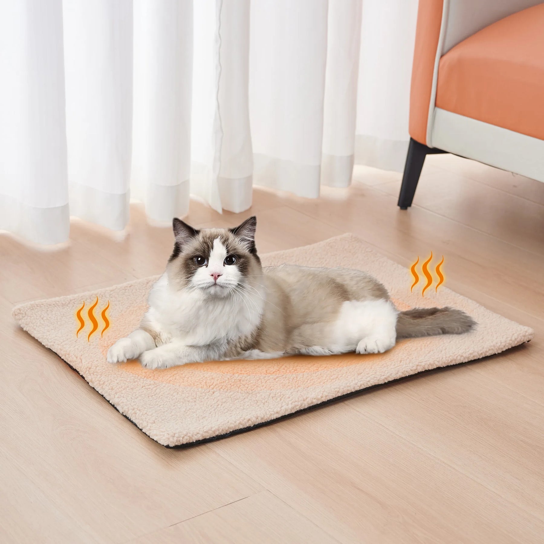Almofada Térmica para Pets Auto-aquecimento Lavável – Cães e Gatos