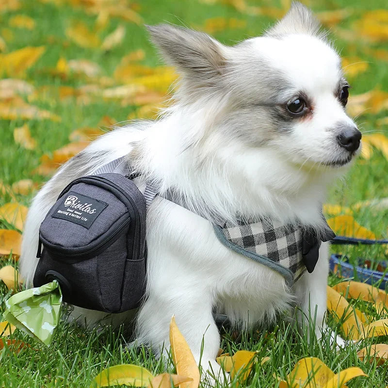 Bolsa de Petiscos Portátil para Cães - Cintura e Treino