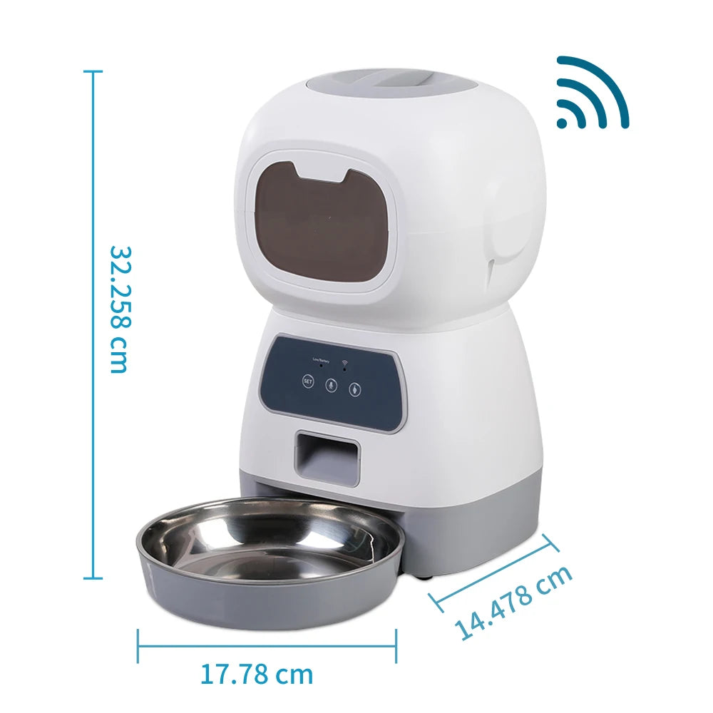 Alimentador Automático Pet Wi-Fi 3.5L | Fonte de Água Fresca