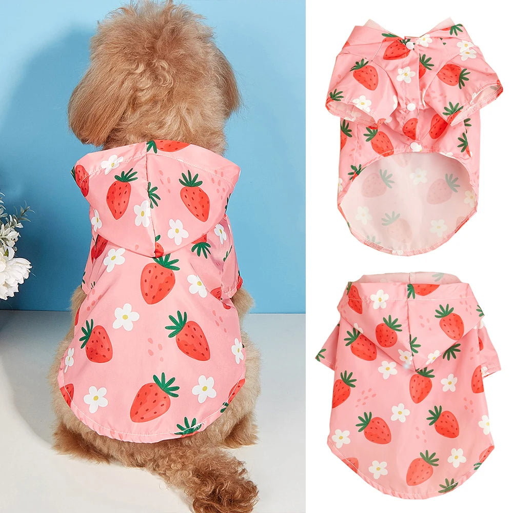 Roupa Impermeável Térmica para Cachorros | Moranguinho Conforto e Mobilidade