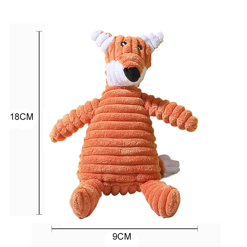 Brinquedo de Pelúcia para Cães Resistente e Interativo