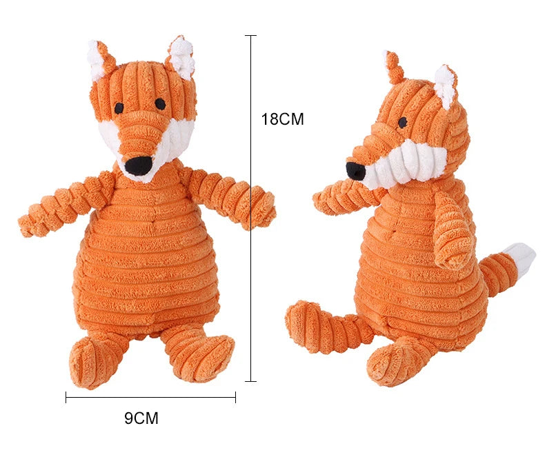 Brinquedo de Pelúcia para Cães Resistente e Interativo