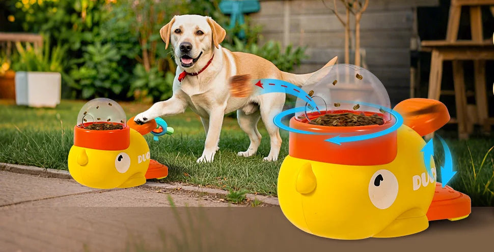 Brinquedo Automático Pet Pato – Treino e Porção Ideal