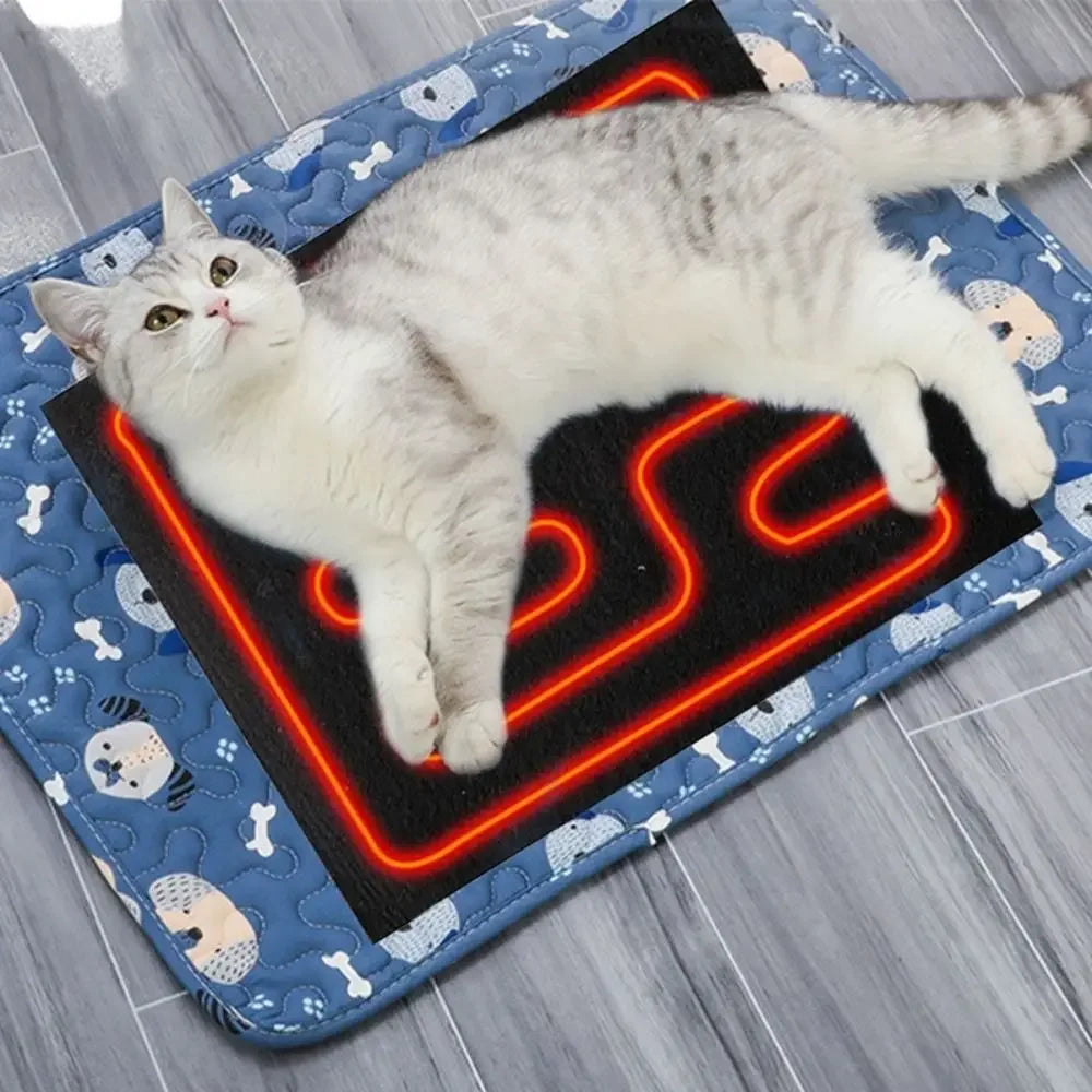 Almofada Térmica USB para Pets | Dobrável e Impermeável