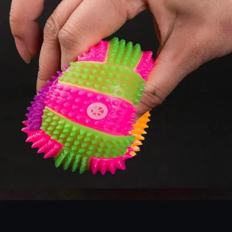 Bola Luminosa para Pets com Som – Resistente e Divertida