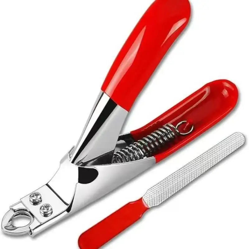 Tesoura de Unha Pet Inox + Lixa – Precisa e Confortável