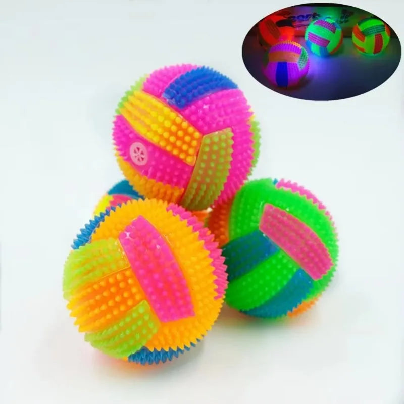 Bola Luminosa para Pets com Som – Resistente e Divertida