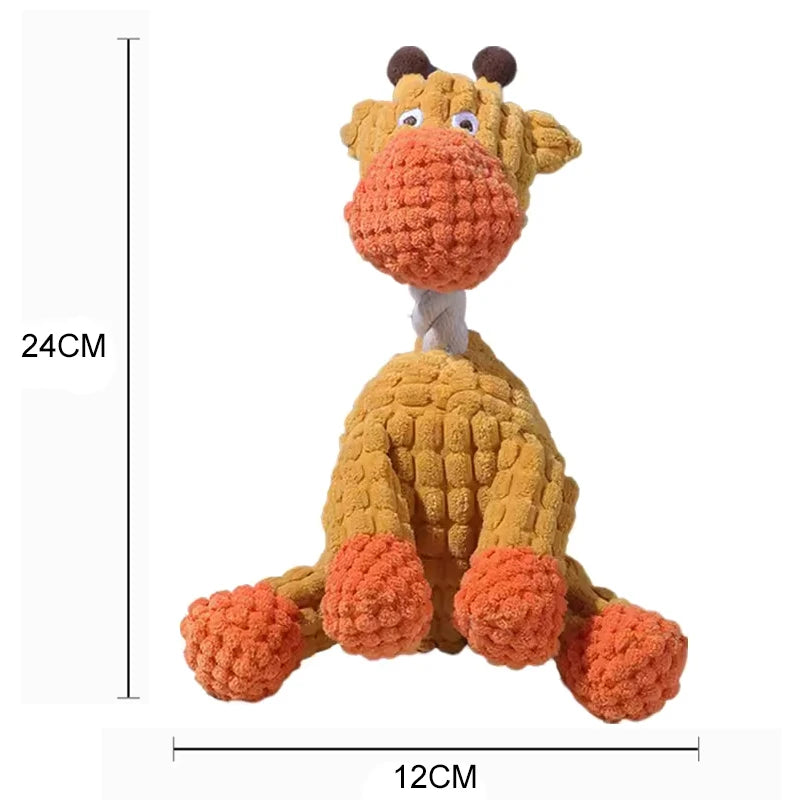 Brinquedo de Pelúcia para Cães Resistente e Interativo