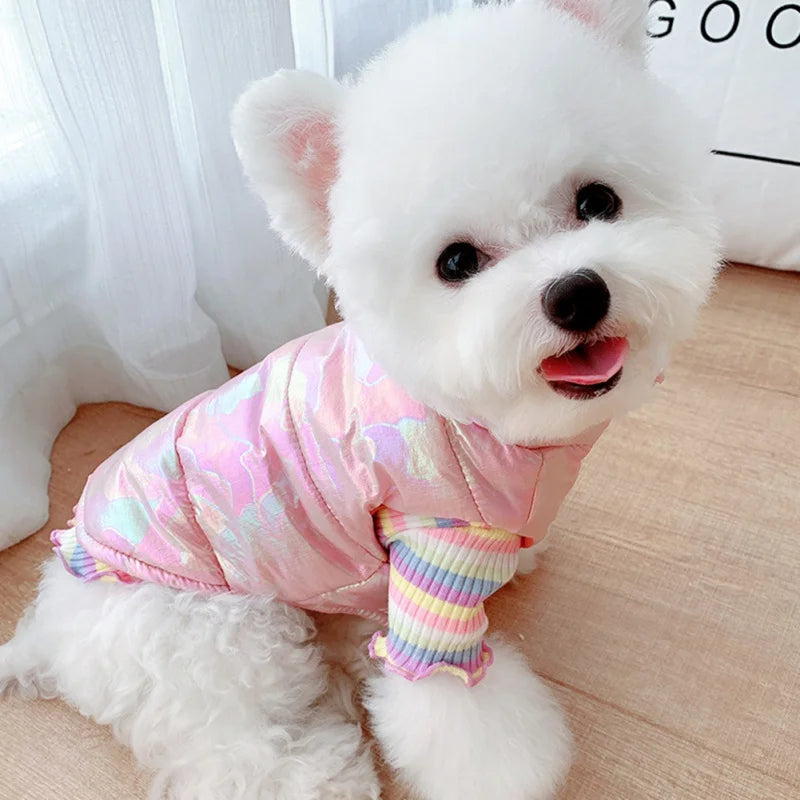 Casaco Impermeável Quente para Cães Pequenos | Inverno
