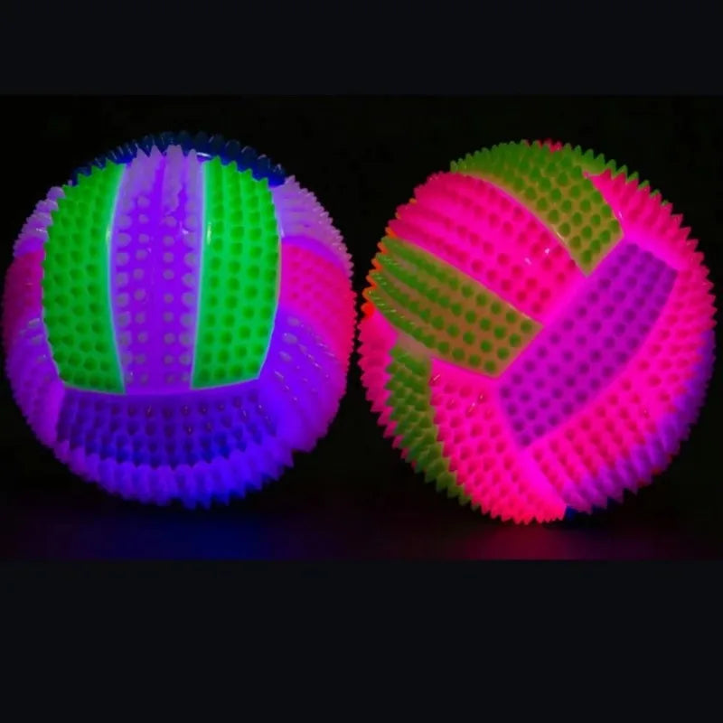 Bola Luminosa para Pets com Som – Resistente e Divertida