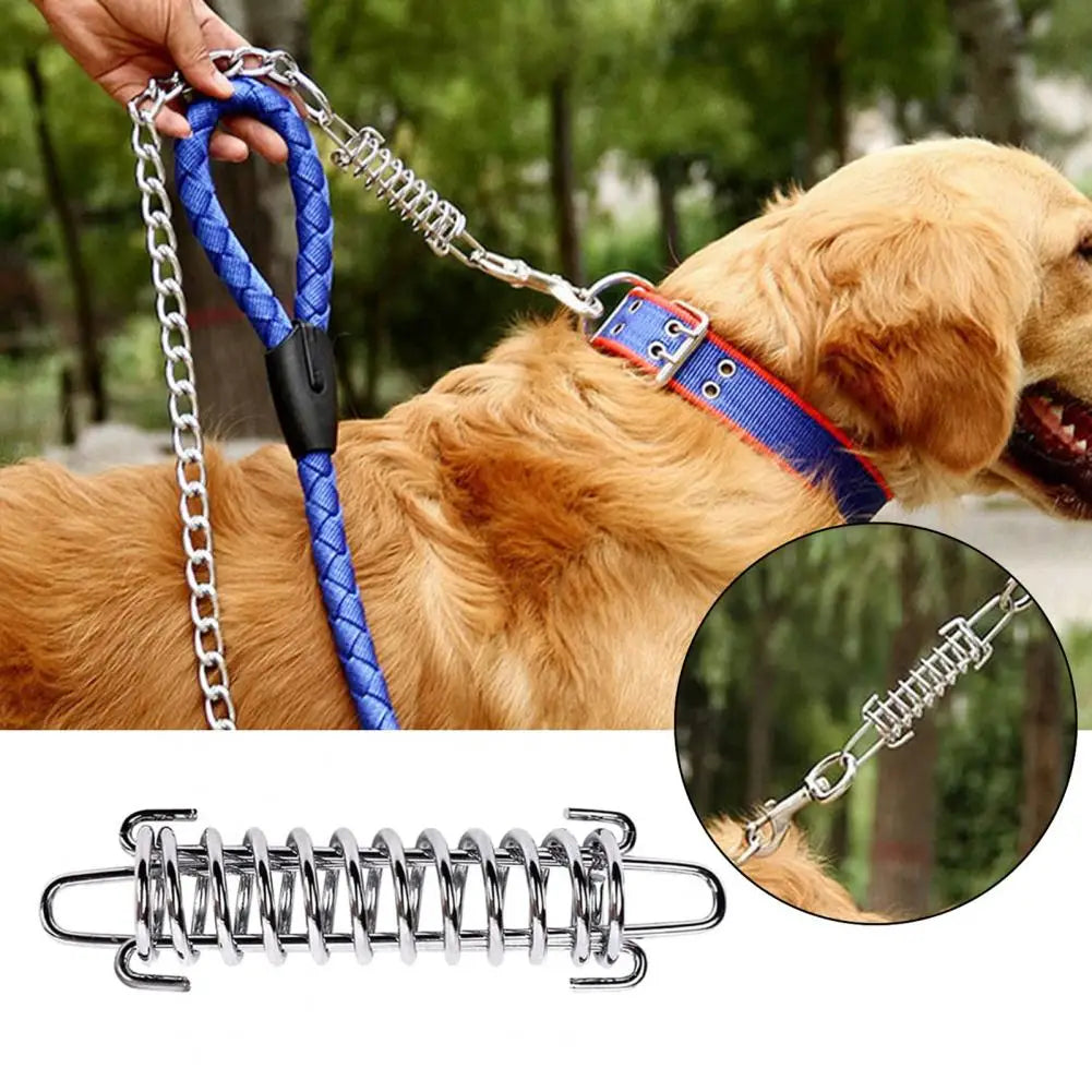 Fivela de Mola Resistente para Cães | Absorve Impactos e Segurança