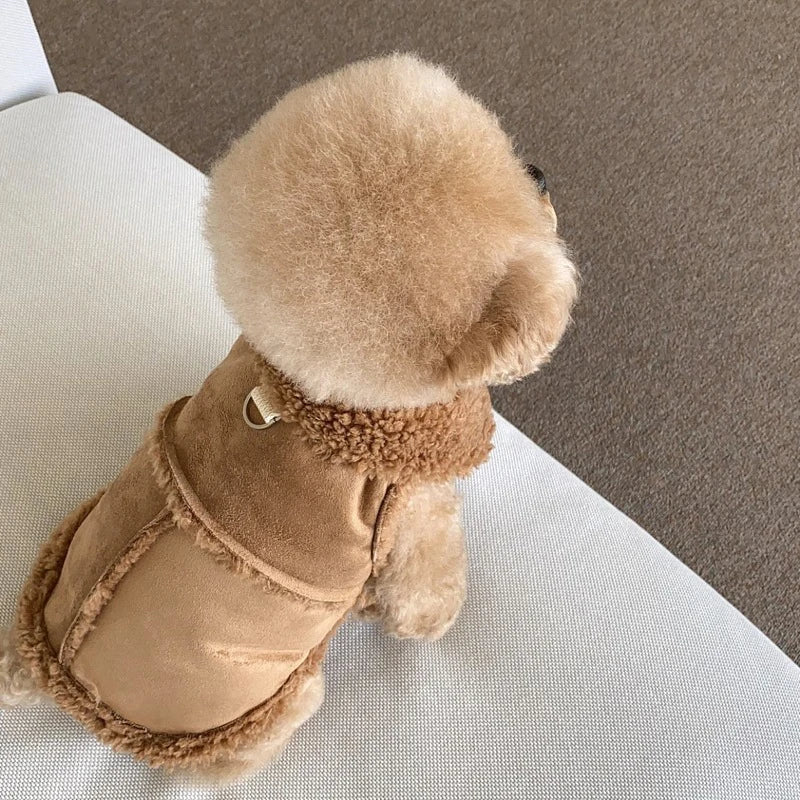 Colete Quente para Cachorro | Outono/Inverno | Ajuste Confortável e Estilo