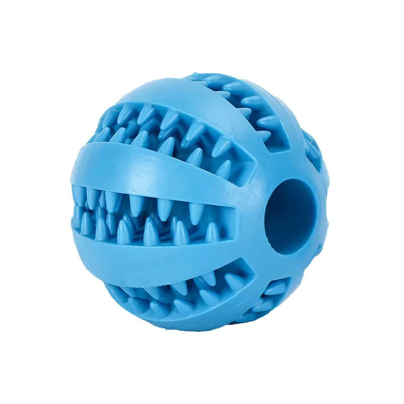 Bola Interativa e Mastigável p/ Pets – Limpa os Dentes
