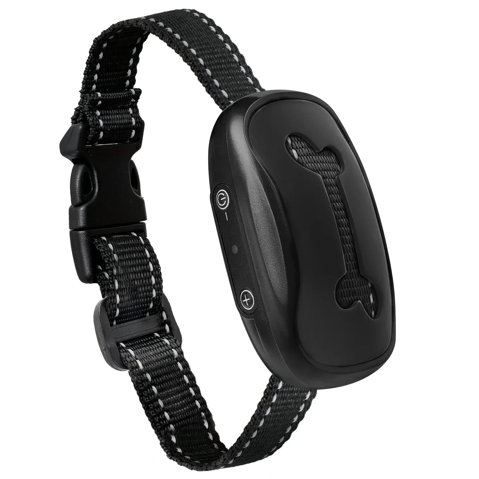 Coleira Antilatido Ultrassônica USB Ajustável p/ Cães
