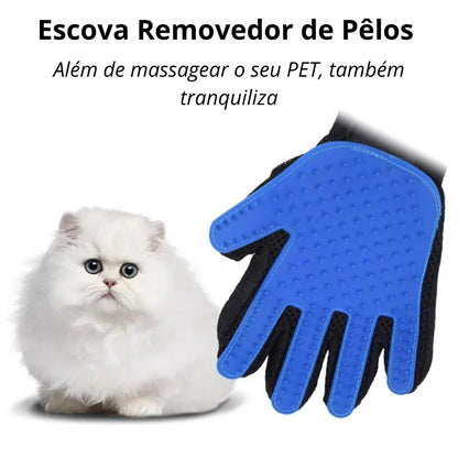 Luva Magnética Removedora de Pelos para Cães e Gatos SKYTUR