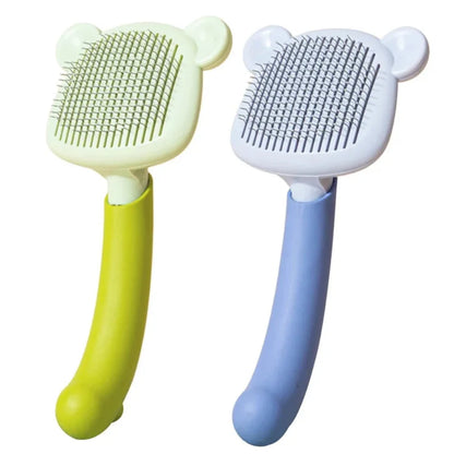 Escova Massageadora para Cães e Gatos | Removedora de Pelos e Limpeza Fácil