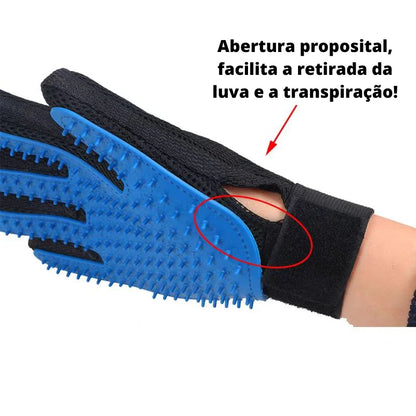 Luva Magnética Removedora de Pelos para Cães e Gatos SKYTUR