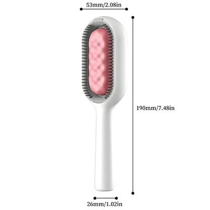 Escova Portátil para Gatos e Cachorros – Remove Pelos e Nós