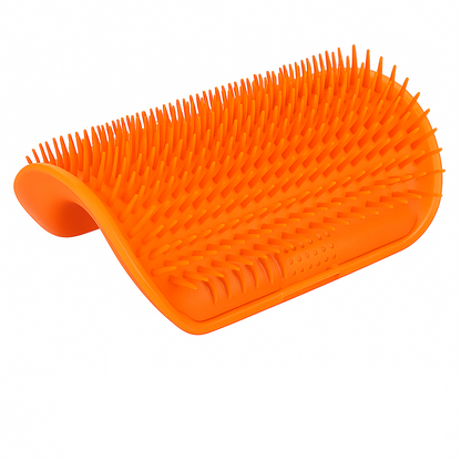 Escova Massageadora Pet - Remove Pelos e Estimula Circulação