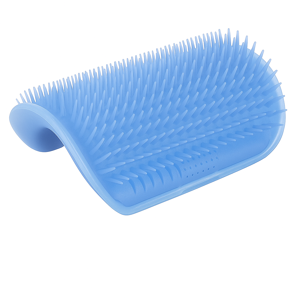 Escova Massageadora Pet - Remove Pelos e Estimula Circulação