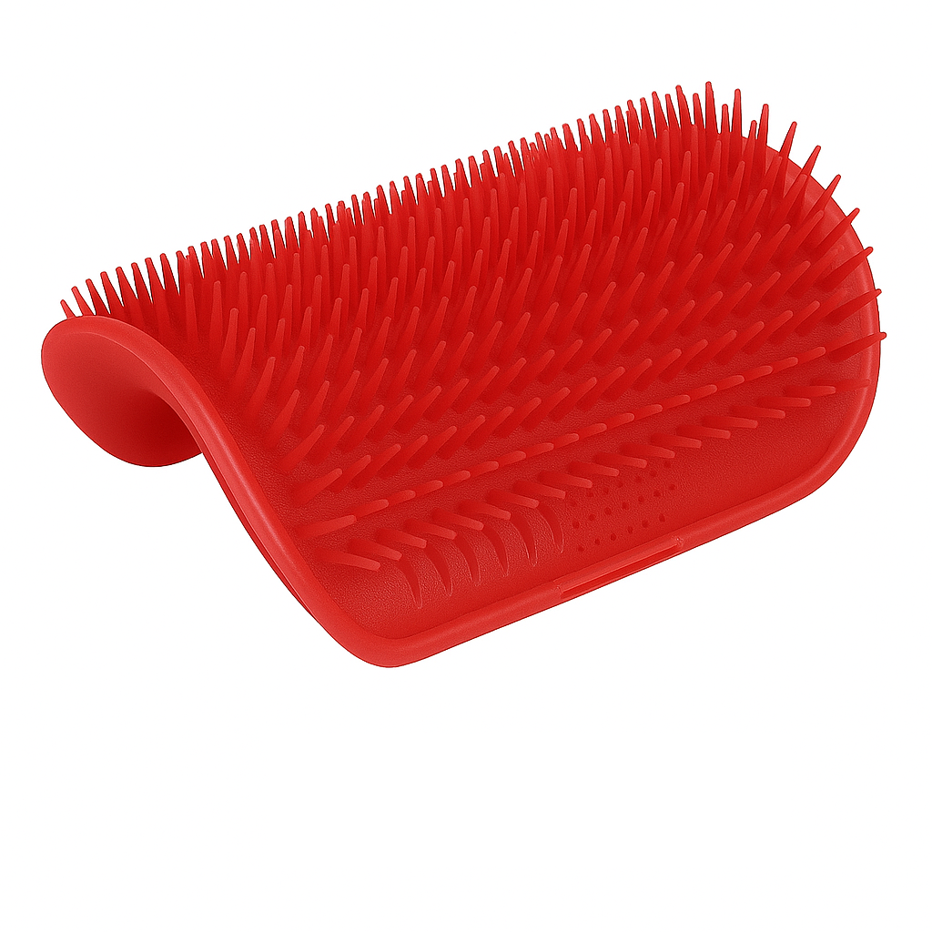 Escova Massageadora Pet - Remove Pelos e Estimula Circulação