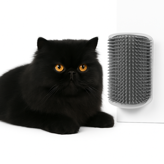 Escova Massageadora Pet - Remove Pelos e Estimula Circulação