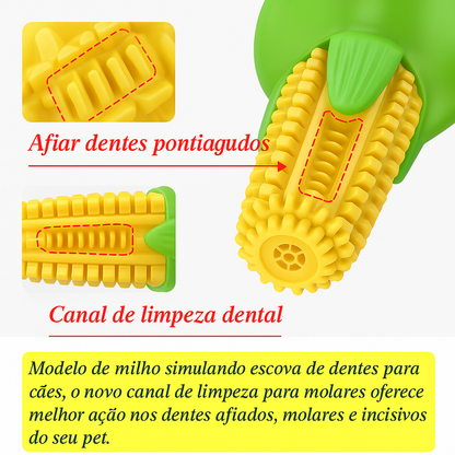 Milho Mordedor com Ventosa para Cães | Antiestresse