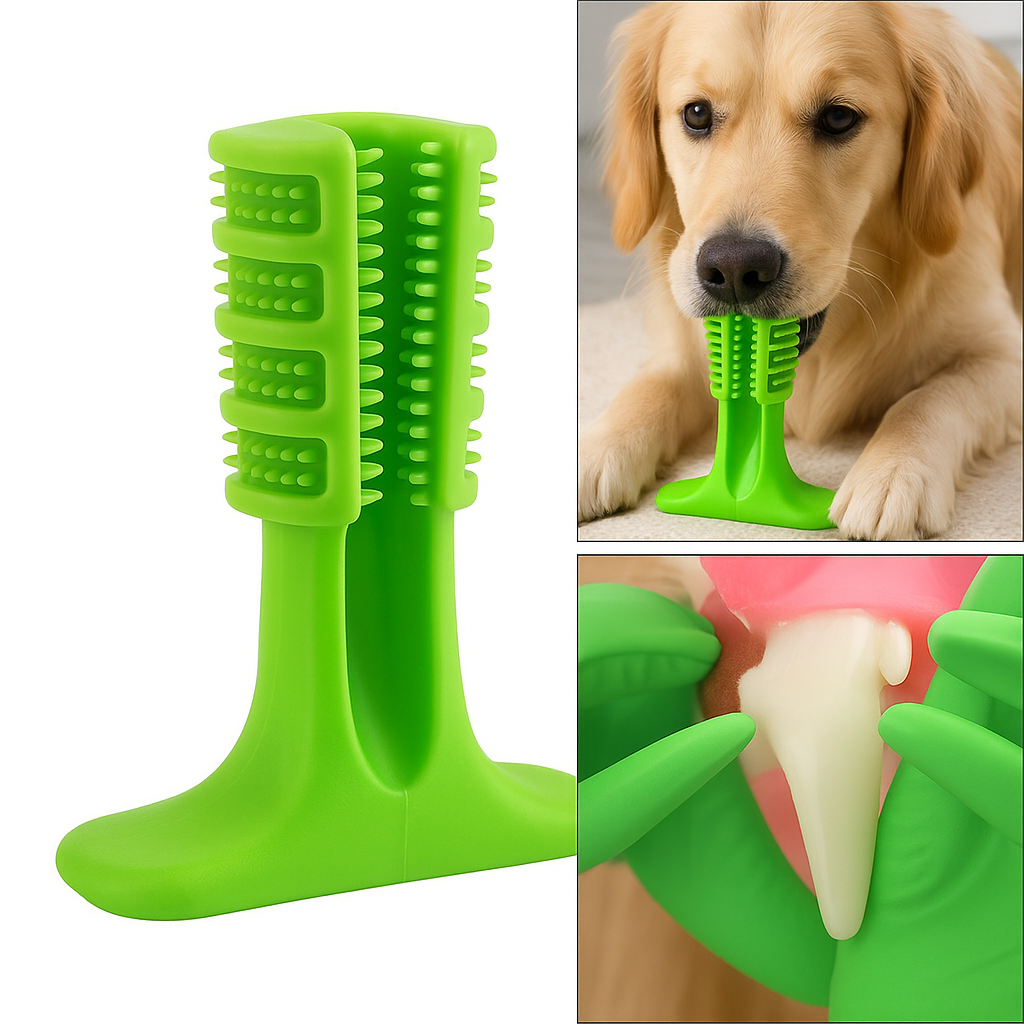 Brinquedo Mordedor para Cães | Alívio, Higiene e Diversão