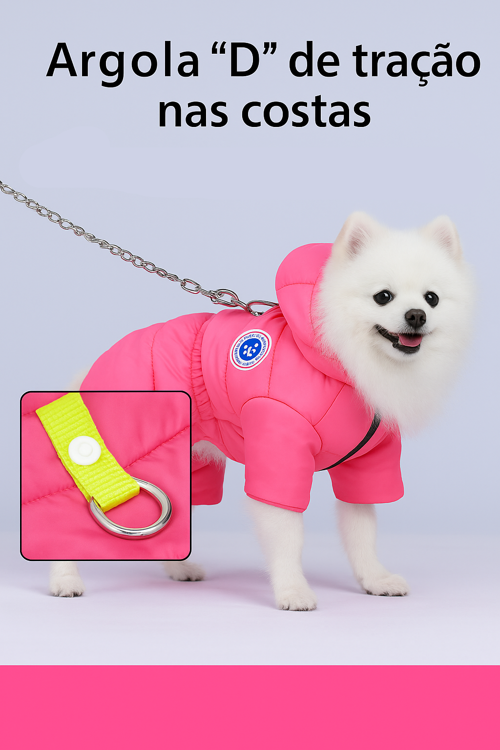 Colete Quente para Cachorro | Outono/Inverno | Ajuste Confortável e Estilo