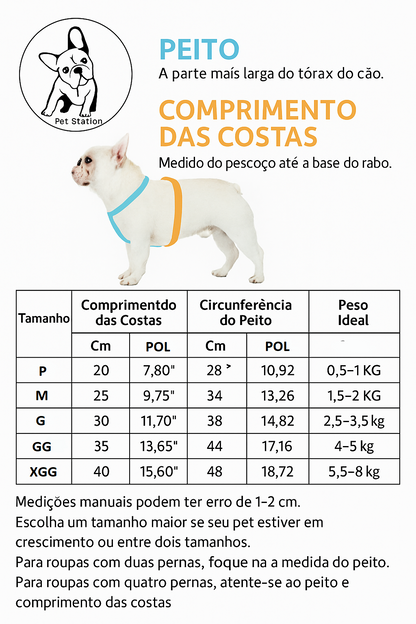 Colete Quente para Cachorro | Outono/Inverno | Ajuste Confortável e Estilo
