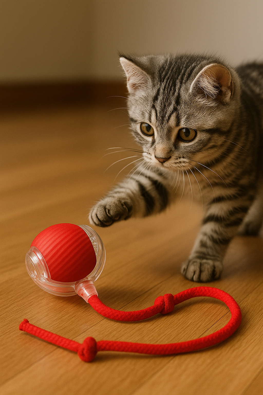 Bola Elétrica Interativa para Gatos – USB / Antiestresse