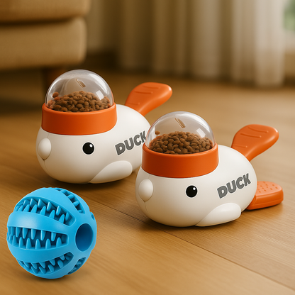 Brinquedo Automático Pet Pato – Treino e Porção Ideal