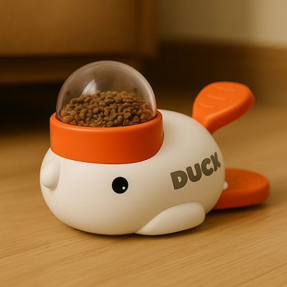 Brinquedo Automático Pet Pato – Treino e Porção Ideal