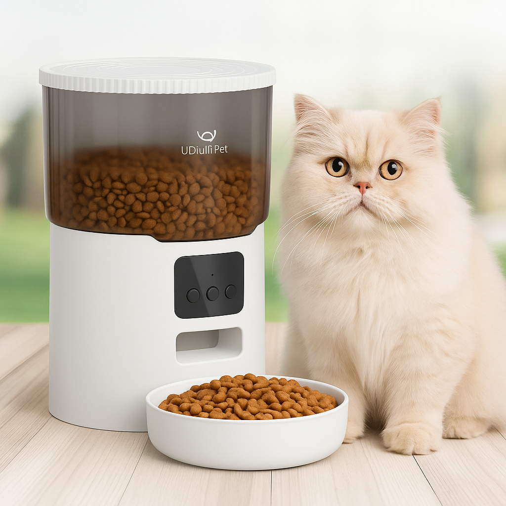 Alimentador Automático Pet 4L Wi-Fi com Timer e Voz