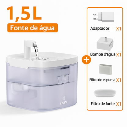 Fonte de Água Automática p/ Gatos e Cães c/ Filtro