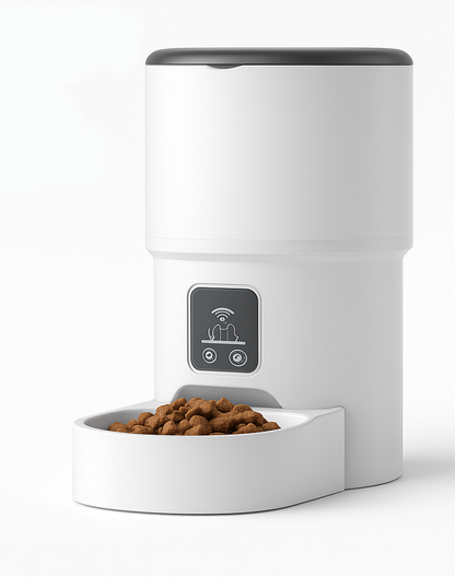 Alimentador Automático para Gatos e Cães 4L Wi-Fi Inteligente