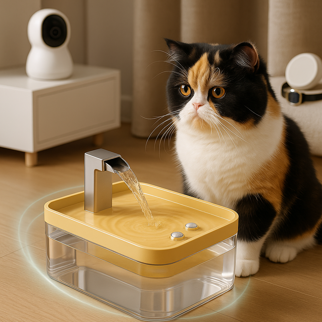 Bebedouro Automático com Filtro para Gatos e Cães – Silencioso