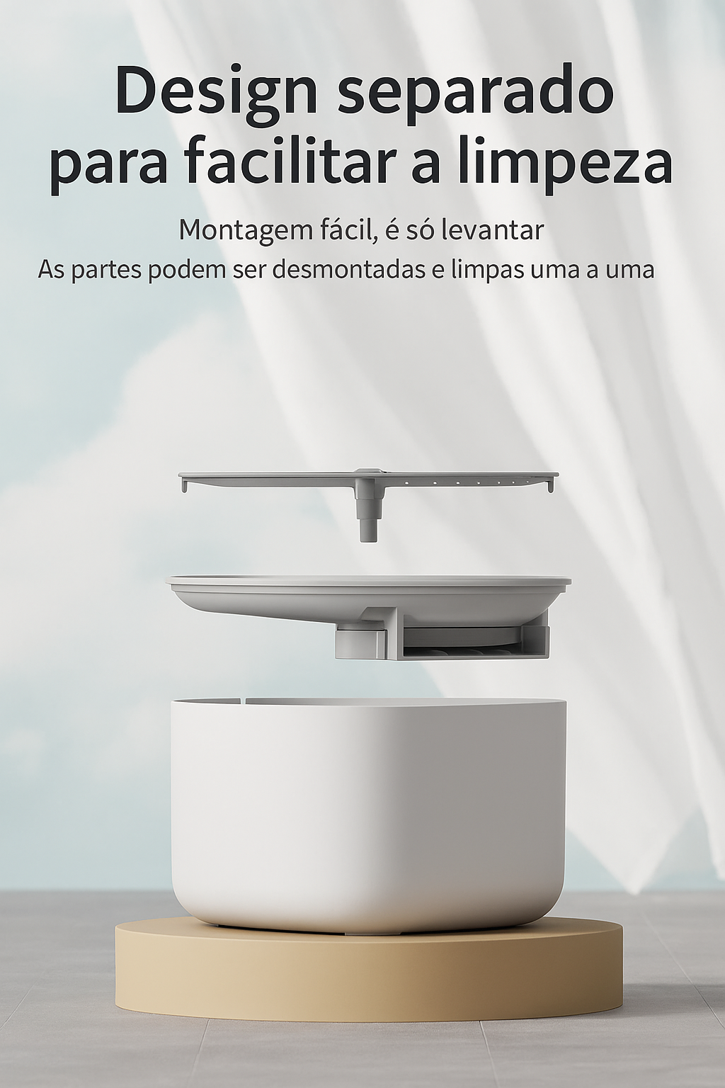 Fonte de Água Elétrica para Pets 3L | Filtragem Automática e Silenciosa