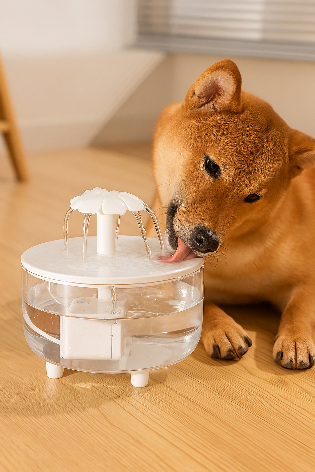 Fonte de Água Elétrica Silenciosa 1L para Cães e Gatos - Filtragem Eficiente