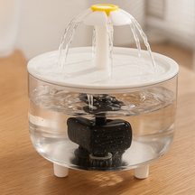 Fonte de Água Elétrica Silenciosa 1L para Cães e Gatos - Filtragem Eficiente