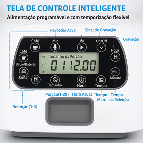 Alimentador Automático Pet Wi-Fi 3.5L | Fonte de Água Fresca
